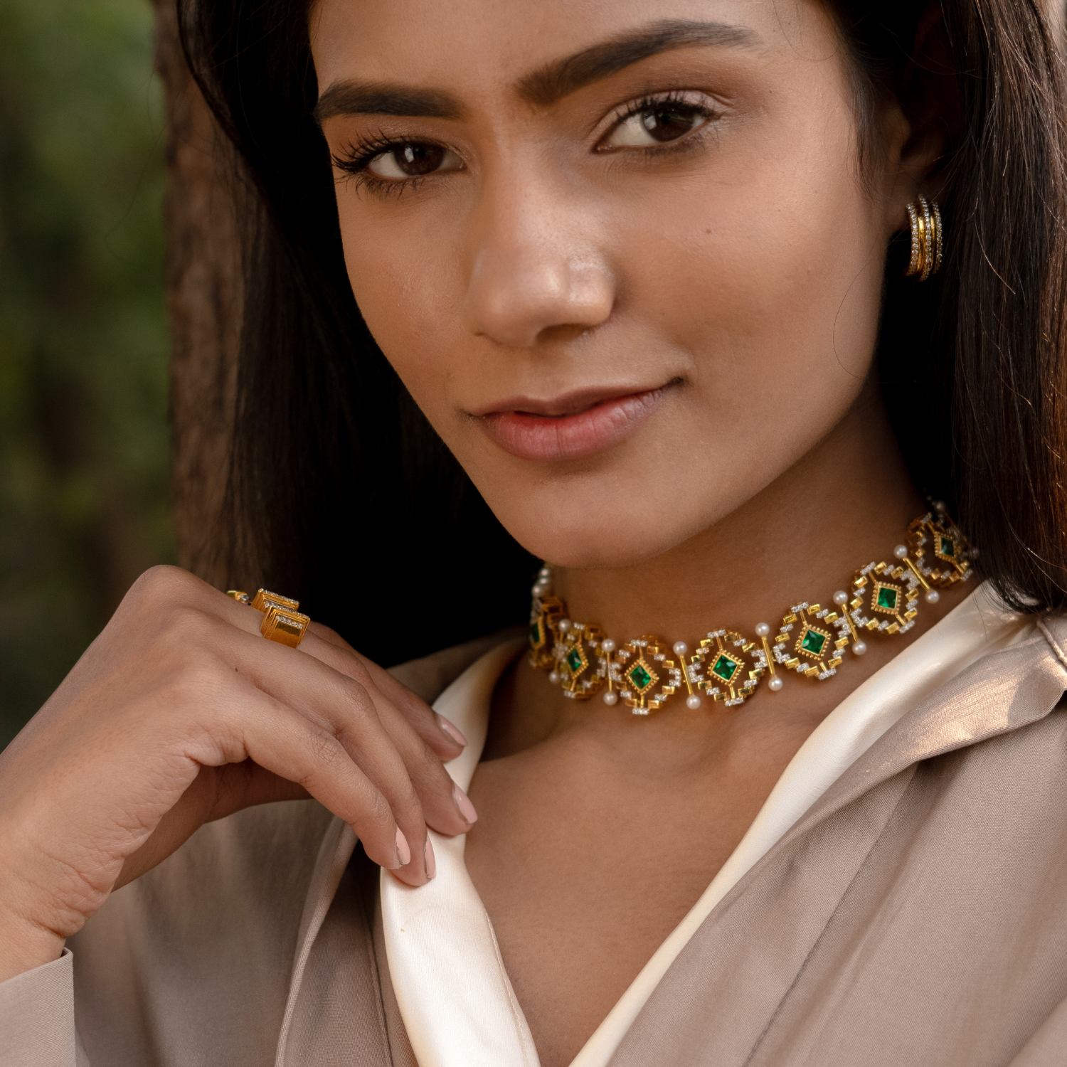 Buy Lab Grown Emerald Necklace For Women Indyverse